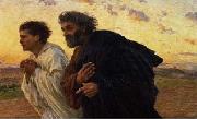 The Disciples Peter and John Running to the Sepulchre on the Morning of the Resurrection, c.1898